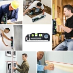 Nivel Láser Profesional Cinta Métrica 3 Estágios Nivelador - Imagen 3