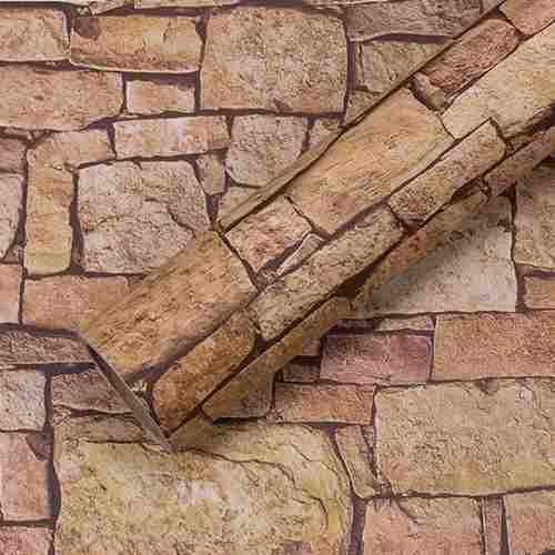 D_802430-MLU40243762384_122019-F-1.jpg Papel Adhesivo Beige Empapelar Paredes Simil Piedra 122 Cm - Imagen 1