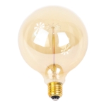 Plafon Colgante Porta Foco + Lampara Filamento Retro Globo - Imagen 2