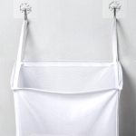 Cesto Tela Ropa Sucia Para Colgar Pared Baño - Imagen 7