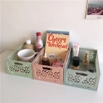 Caja Organizadora Plegable Apilable Baño Dormitorio - Imagen 4