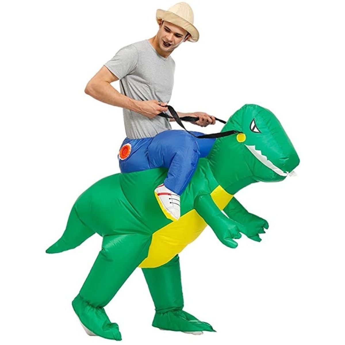Disfraz Inflable Adulto Dinosaurio Diversión Fiestas - Imagen 1