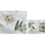 Papel Adhesivo Empapelar Paredes Azulejos Vintage - Imagen 3