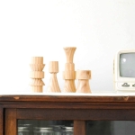 Soporte Candelabro Madera Decorativos Portavela Escandinavo - Imagen 13