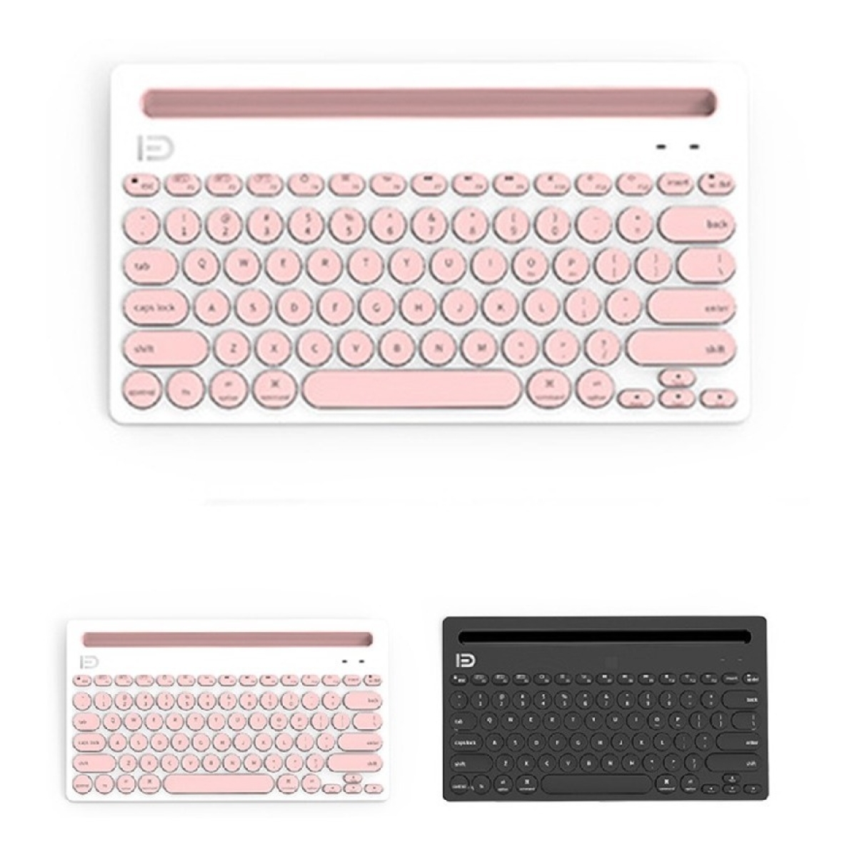 Teclado Inalámbrico Bluetooth Multi Device Celular Tablet Pc - Imagen 11
