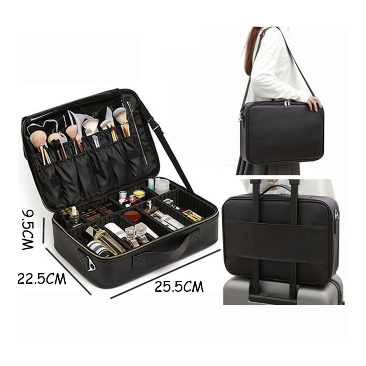 Maleta De Maquillaje Valija Organizadora De Maquillaje - Imagen 11