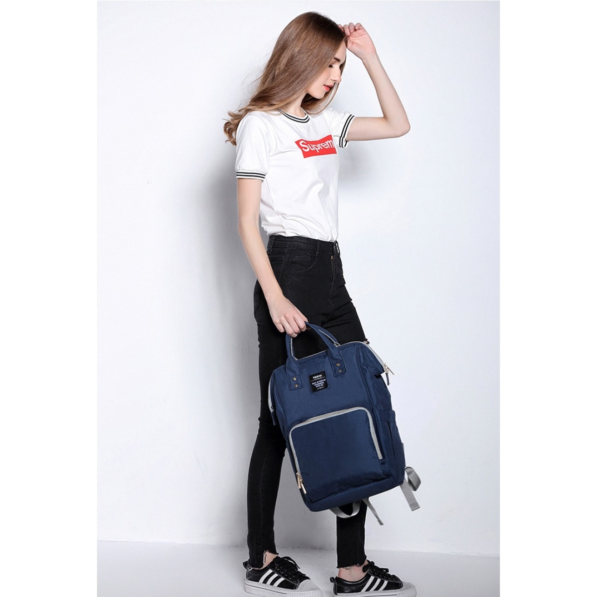 Bolso Mochila Maternal Heine Super Cómodo Varios Colores - Imagen 7