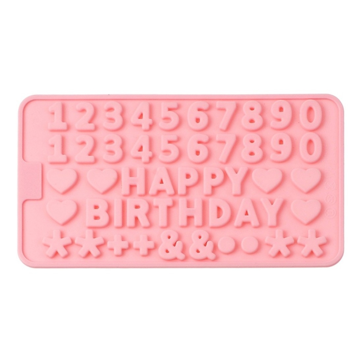 Molde De Silicona Numeros + Happy Birthday Decoracion Tortas - Imagen 1