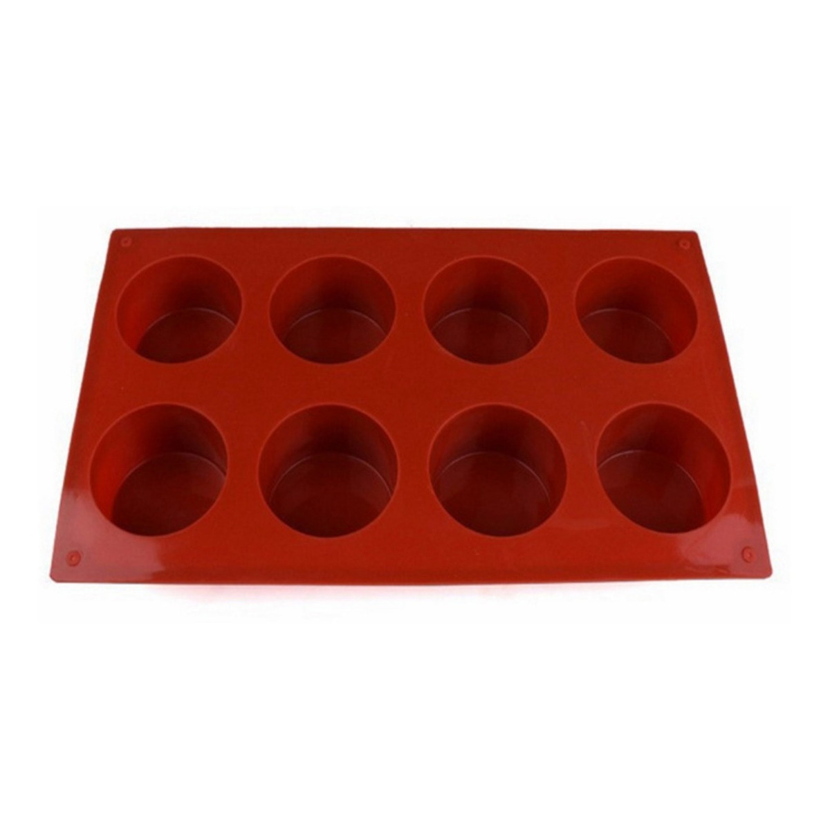 Molde Silicona 8 Mini Tortas Postres Reposteria -40º A 230º - Imagen 1
