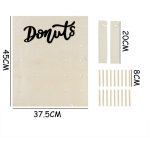 Decoracion Para Cumpleaños Fiestas Panel Porta Donas - Imagen 4