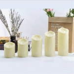 Vela Led Grande Imitación Llama Decoración A Pila 20 Cm - Imagen 7