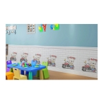 Revestimientos Adhesivo Panel 3d Simil Dino Niños Deco - Imagen 37