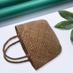 Bolso Cartera Playera Mimbre Ratán Verano - Imagen 4