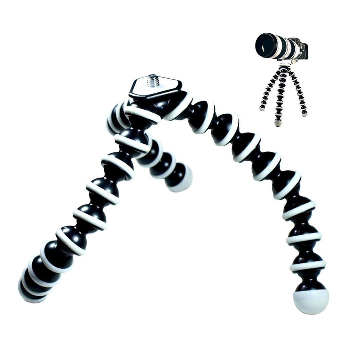 Trípode Spider Flexible 25cm Camaras Gopro Reflex Semi Pro - Imagen 1