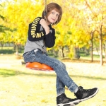 Hamaca Columpio Disco Con Cuerda Para Niños - Imagen 10