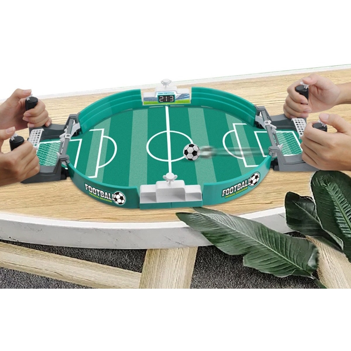 Juego Mini Futbolito De Mesa + 6 Pelotas Estilo Pinball - Imagen 2