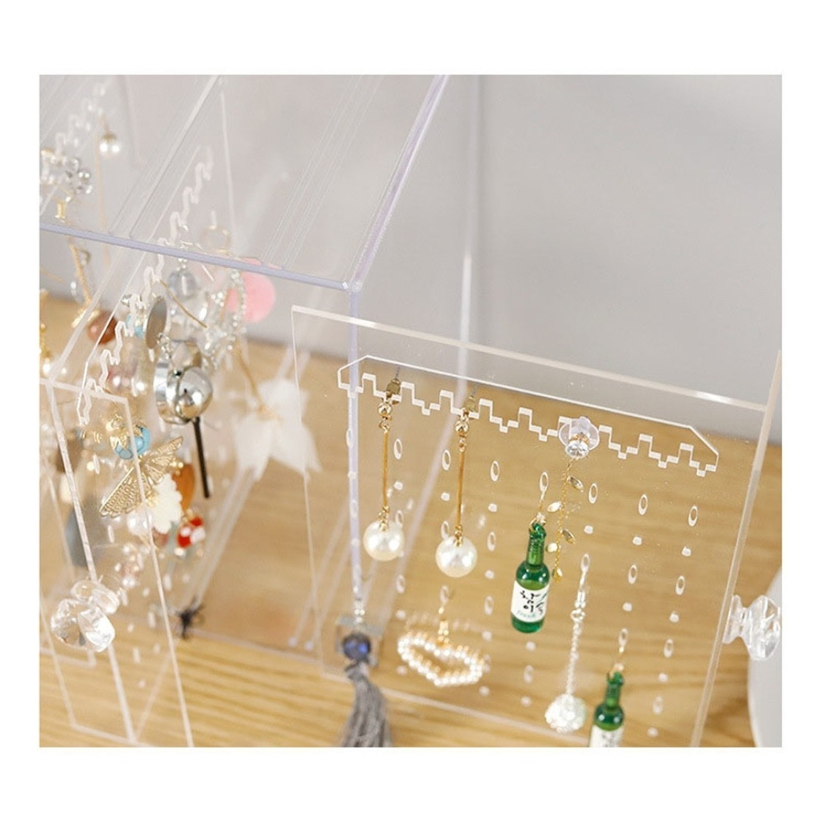 Organizador Exhibidor De Joyas Joyero Diseño Acrilico Cajón - Imagen 17