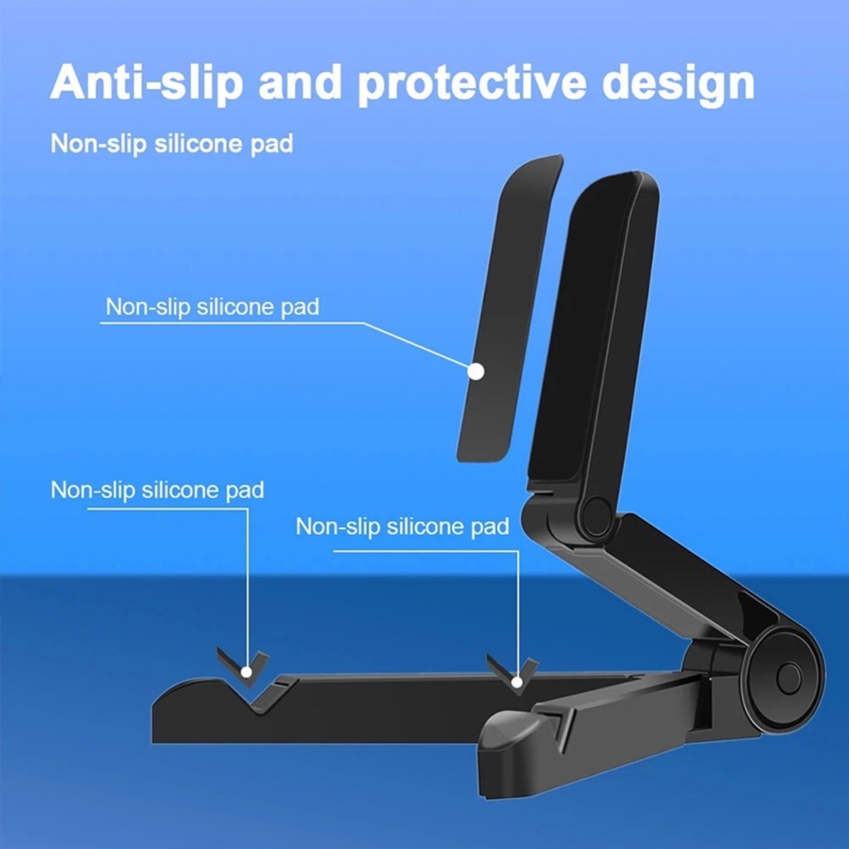 Soporte Plegable P/ Celulares iPad Tabletas Mesa Escritorio - Imagen 5