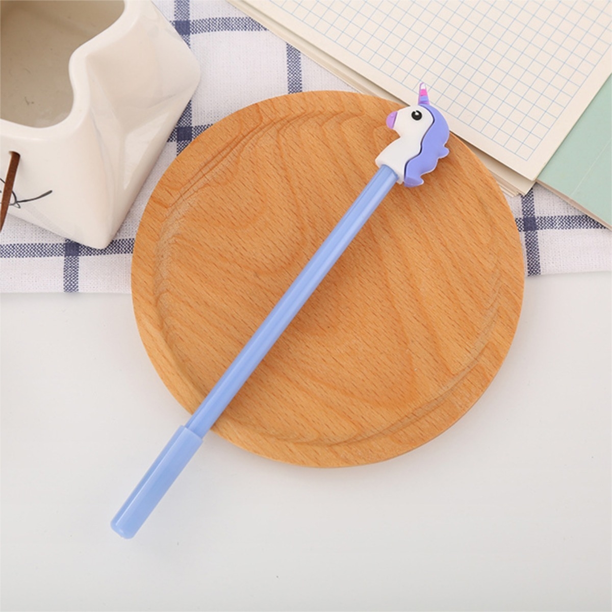 Lapicera Boligrafo Divertida Escolar Liceal Kawaii Unicornio - Imagen 9