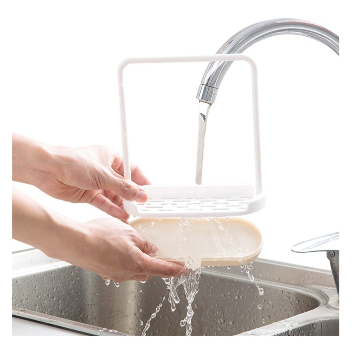 Soporte Organizador Escurridor De Esponja Y Paño Cocina - Imagen 13