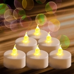 Mini Vela Luz Set De 12 C/pila Souvenir Fiestas Eventos Deco - Imagen 6