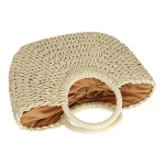 Bolso Tejido Estilo Retro Ideal Para La Playa Chico - Imagen 9