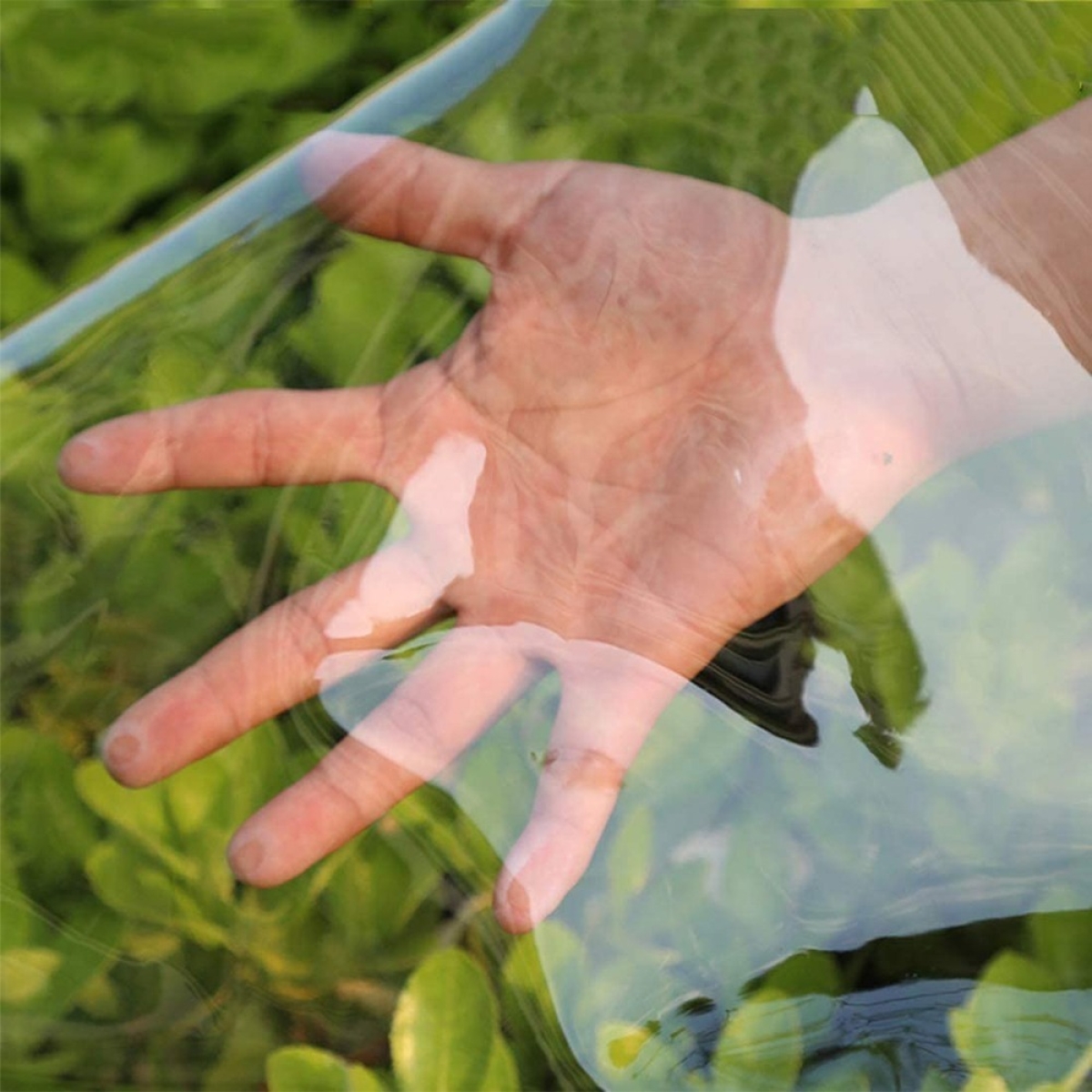 Lona Plastica Toldo Transparente Reforzada Con Ojales 3x2m - Imagen 3