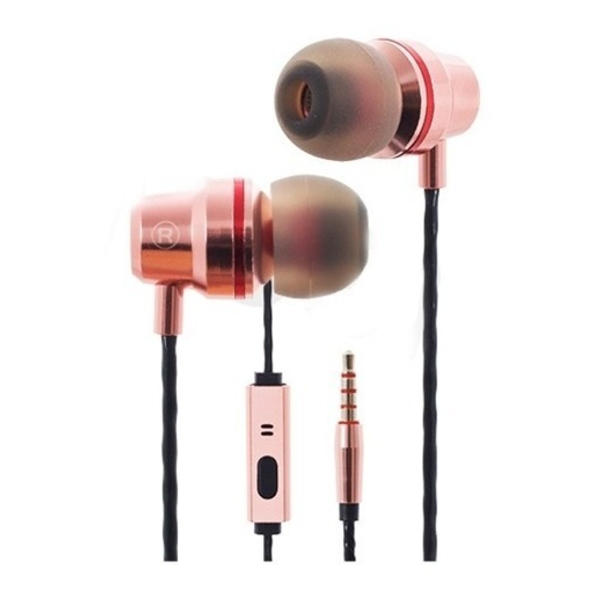 Auriculares Manos Libres In-ear Metal Jack 3.5mm Iluminaras - Imagen 1