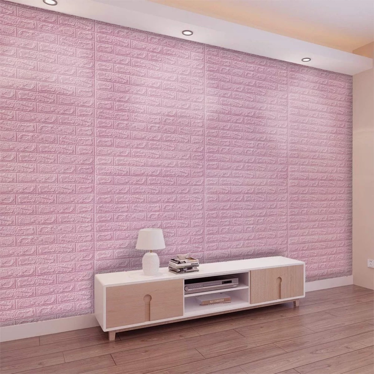 Pack X 10 Placa Revestimiento Pared Autoadhesiva 70x77cm 8mm - Imagen 8