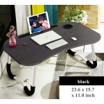 Mesa Plegable Para Laptop Tablet Con Portavaso Y Cajón - Imagen 11