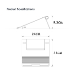 Soporte Plegable Para Laptop De Aluminio Macbook Notebook - Imagen 3