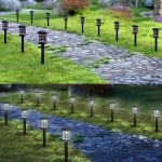 Set X 2 Luz Led Farol Farolito Solar C/estaca Decoracion - Imagen 7