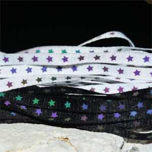 Cordones Para Championes Estrellitas Reflectivas 120cm, foto 4
