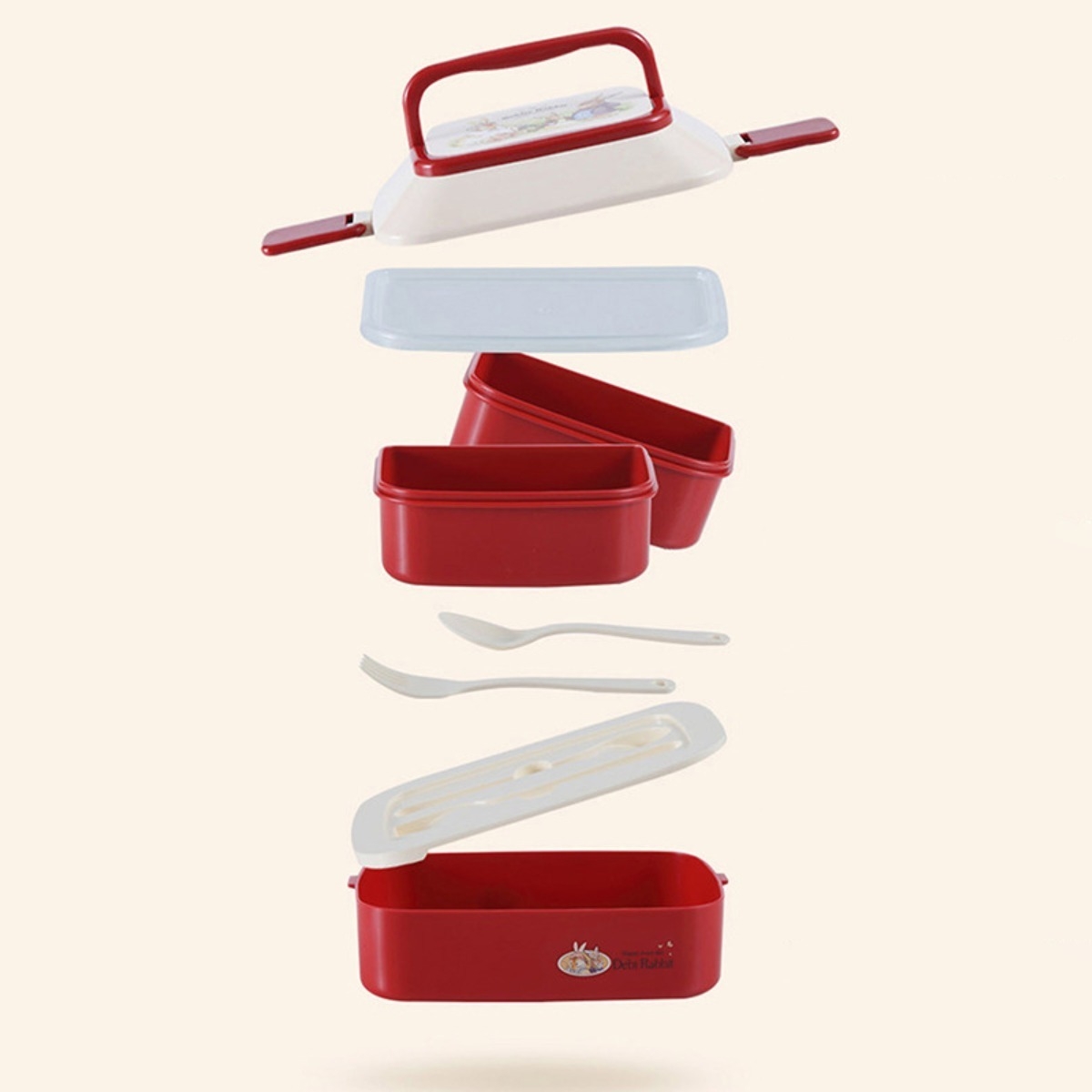 Lunchera Escolar Para Niños Bento Box Kawaii - Grande - Imagen 16