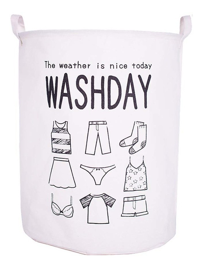 D_838300-MLU40246183500_122019-F.jpg Canasto Cesto De Ropa Tela 42x50cm - Imagen 1