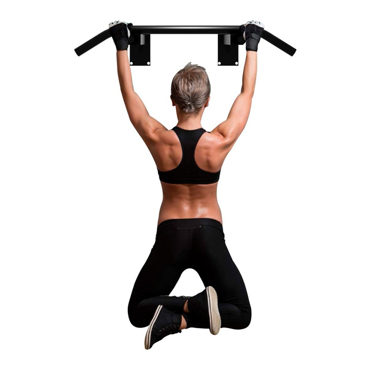 Barra Dominadas Fija Para Pared Percha Fit Pesas Gimnasio - Imagen 3