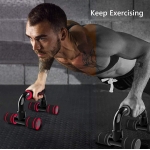 Barra Fija X2 P/ Flexiones Push Up Lagartijas Fitness Par - Imagen 5