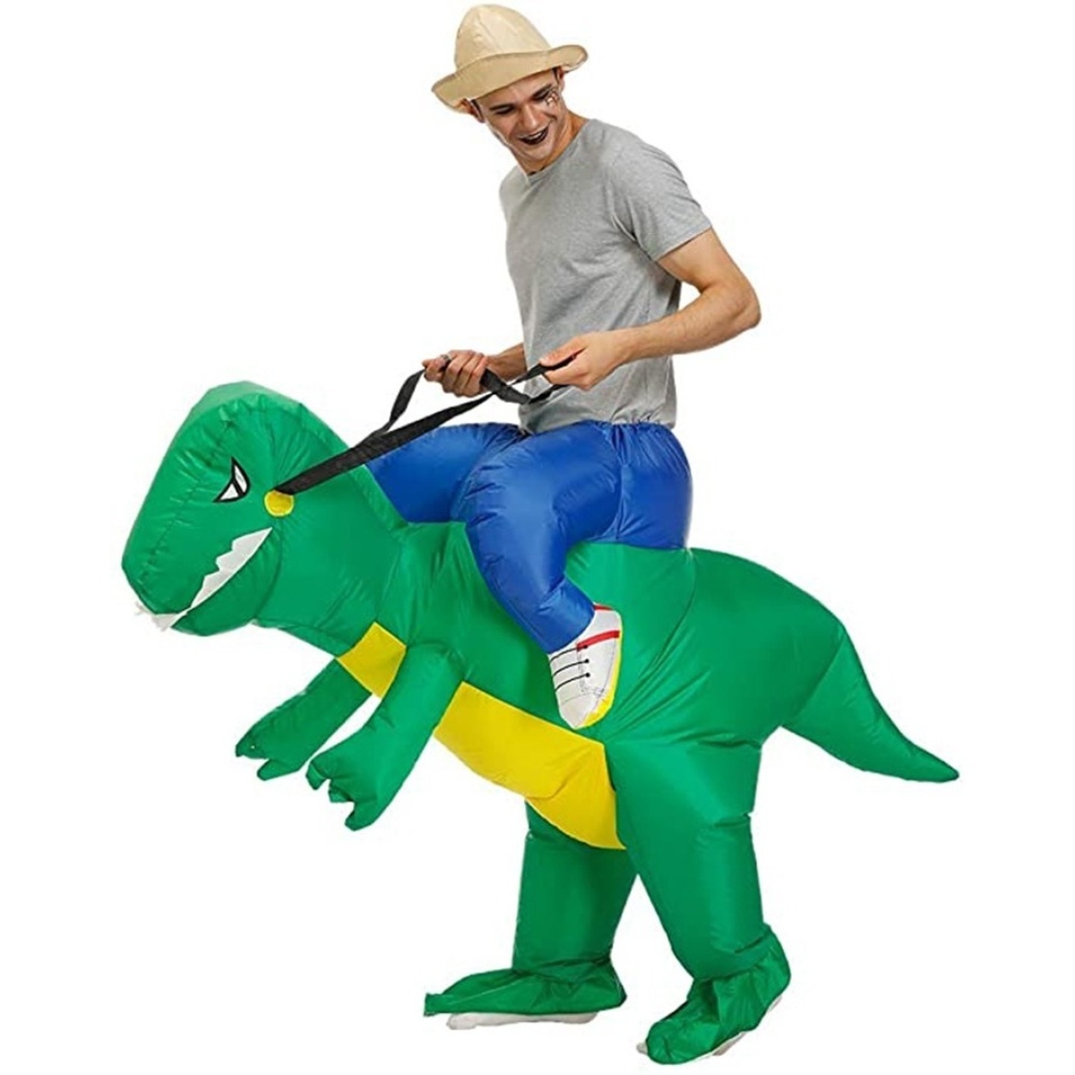 Disfraz Inflable Adulto Dinosaurio Diversión Fiestas - Imagen 5