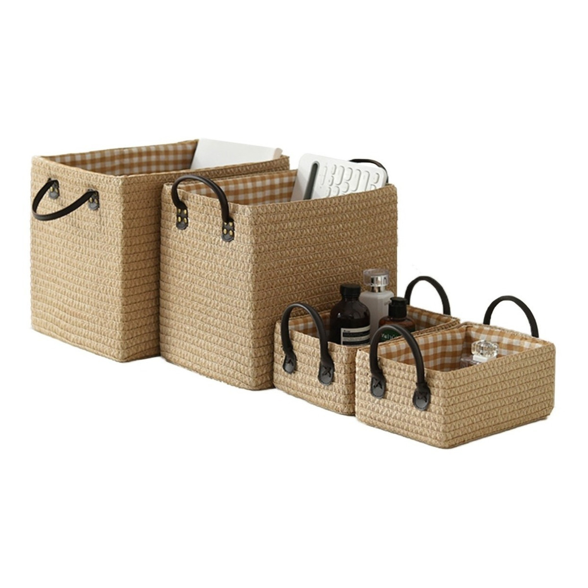 Caja Decorativa Organizadora Con Asas Plegable - Mediana - Imagen 10