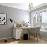 Papel Adhesivo Empapelar Paredes Tramado Gris Iluminaras - Imagen 4