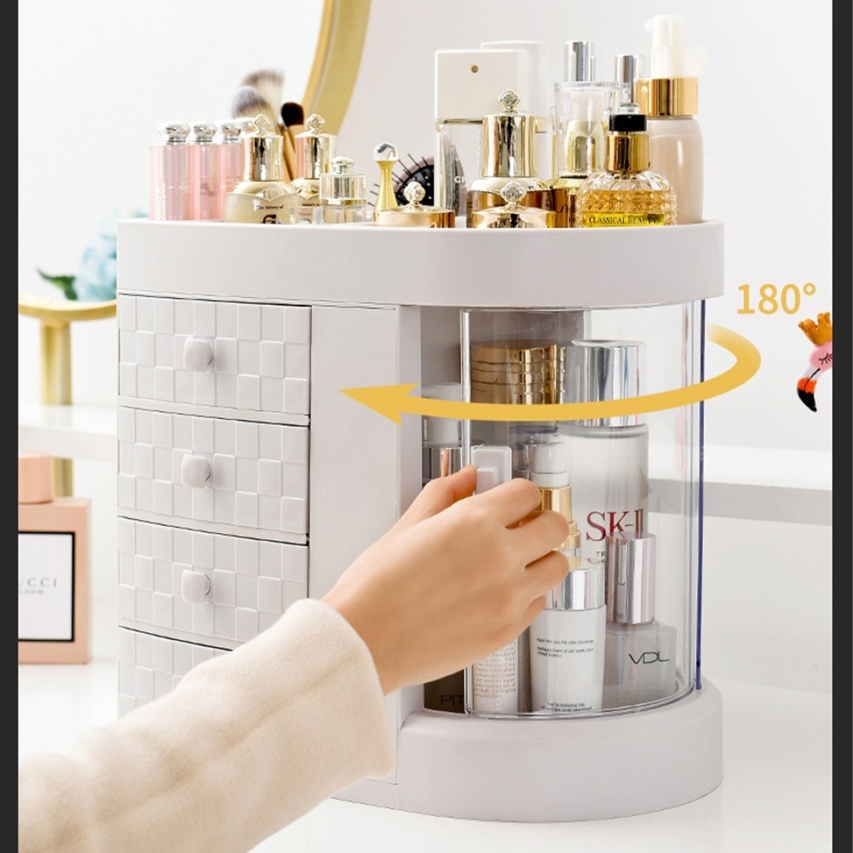 Organizador Cosméticos Exhibidor Maquillaje C/cajones - Imagen 4