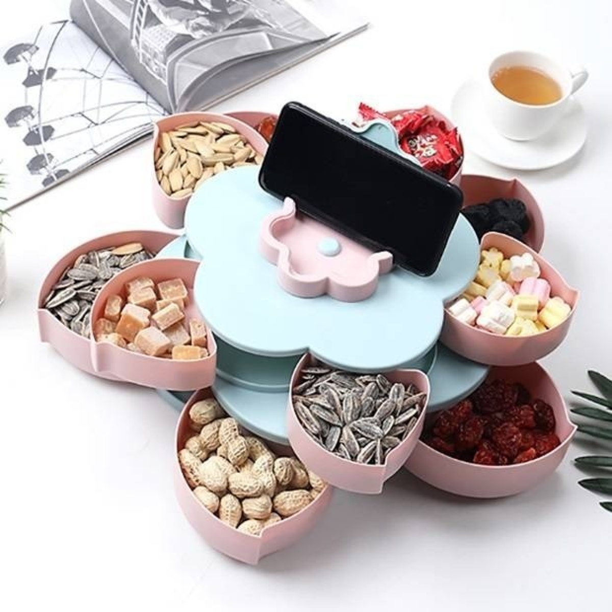 Caja Plegable Organizador Snack Picadas Caramelos 10 Compart - Imagen 11