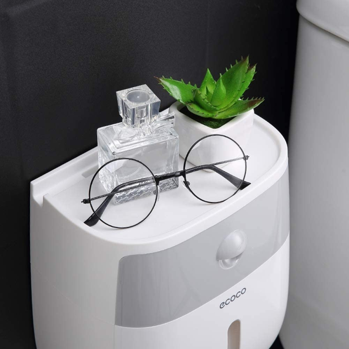 Dispensador De Papel Higienico Con Cajon Baño - Imagen 6