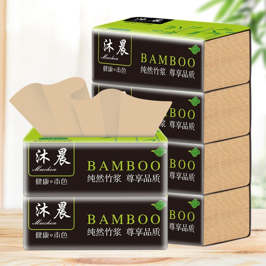 D_851137-MLU46980277221_082021-F.jpg Set X2 Servilletas Papel Bamboo 210 Uni 10.8 Cm X 17 Cm - Imagen 1