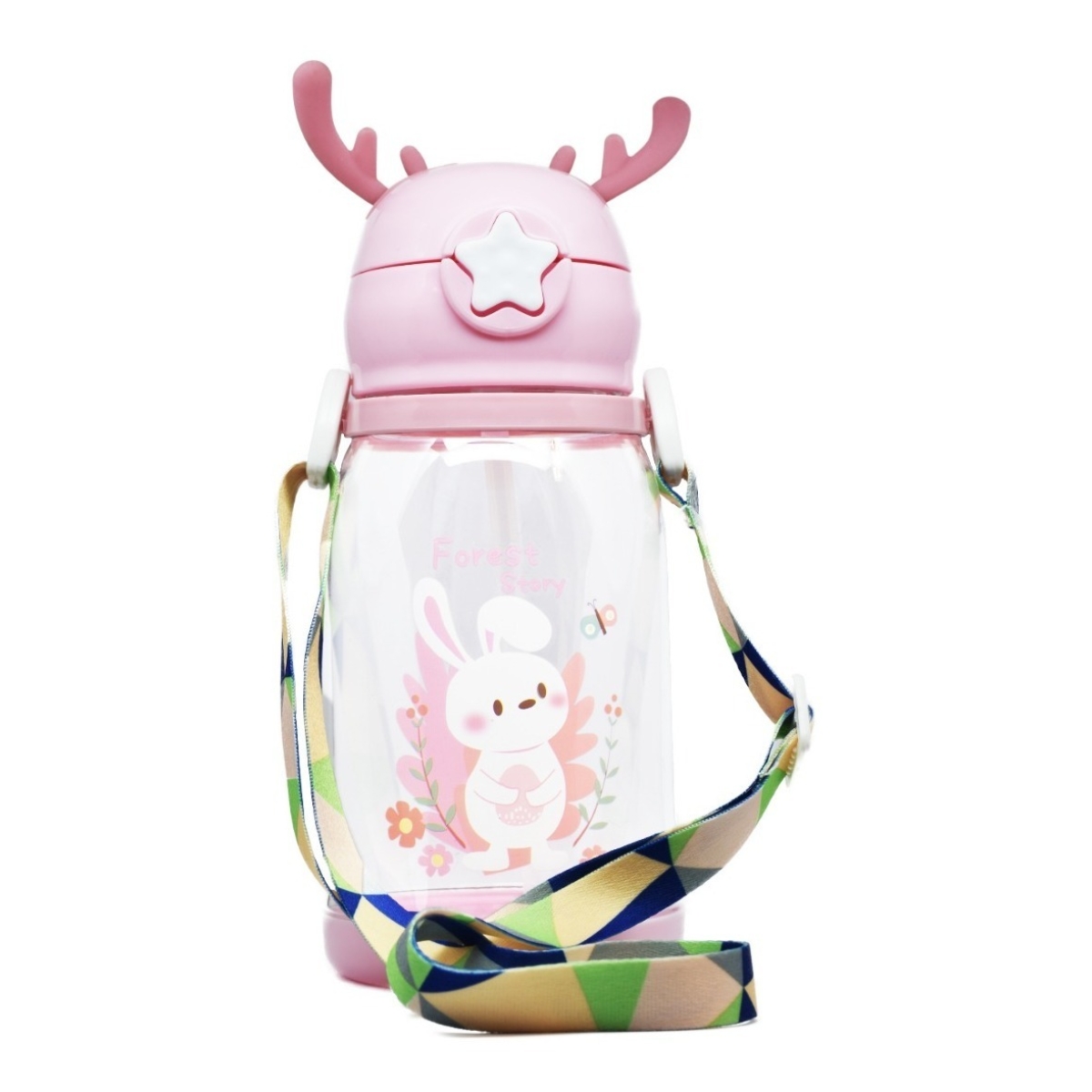 Botella Entrenamiento Para Bebe Con Pajita Vaso Con Correa - Imagen 38