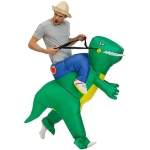 Disfraz Inflable Adulto Dinosaurio Diversión Fiestas - Imagen 2