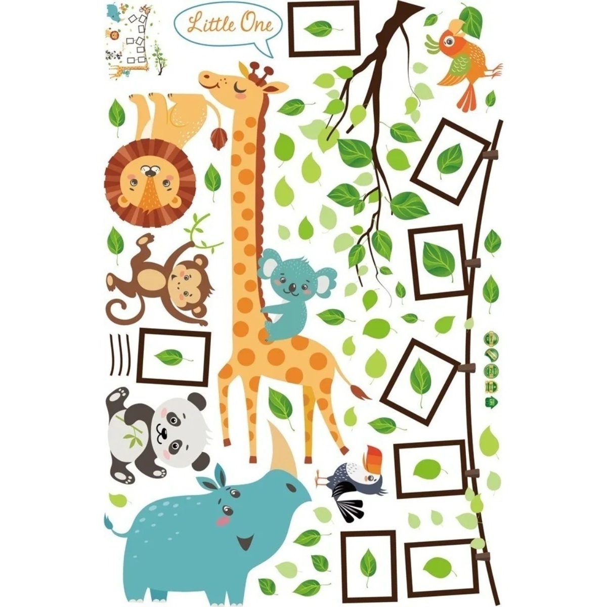 Vinilo Decorativo De Pared Jirafa Adhesivos Sticker - Imagen 4