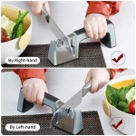 Afilador Cuchillos Y Tijeras Acero Inoxidable - Iluminaras - Imagen 7