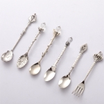 Juego De Cucharitas 6 Unidades Metal Copetin Decorativas - Imagen 2