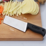 Cuchillo De Acero Cortador De Papas Y Vegetales - Imagen 2